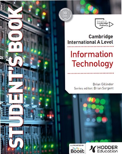 Cambridge International A Level Information Technology Student's book