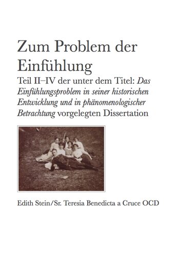 Zum Problem der Einfühlung