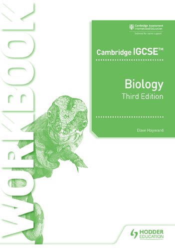 Cambridge IGCSE™ Biology Workbook 3rd Edition: Hodder Education Group