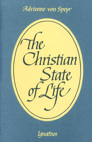 The Christian State Of Life