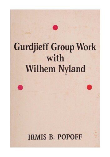 Gurdjieff Group Work with Willem Nyland