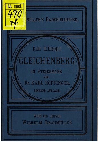 Der Kurort Gleichenberg in Steiermark