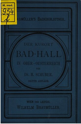 Der Kurort Bad-Hall in Ober-Österreich mit seinen Jod- und Brom-haltigen Quellen