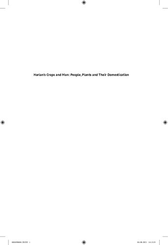 Harlan's Crops and Man: People, Plants and Their Domestication
