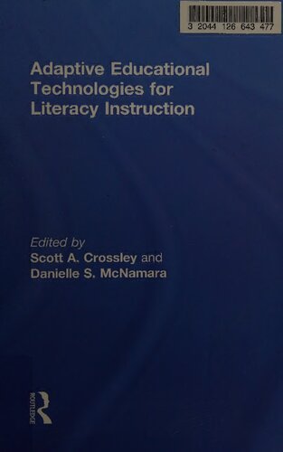 Adaptive Educational Technologies for Literacy Instruction