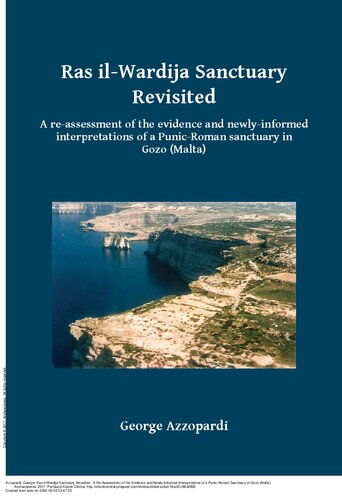 Ras il-Wardija Sanctuary Revisited: A re-assessment of the evidence and newly informed interpretations of a Punic-Roman sanctuary in Gozo (Malta)
