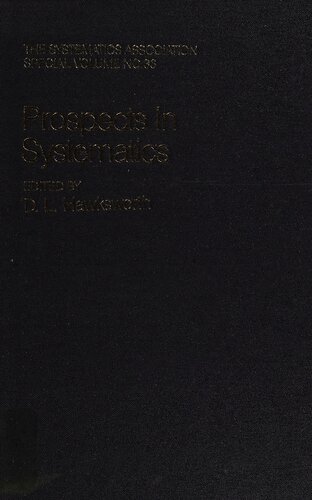 Prospects in systematics