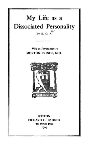 My Life as a Dissociated Personality