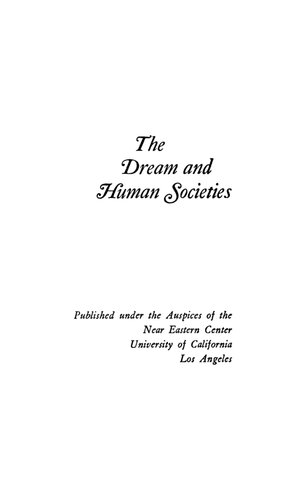 The Dream and Human Societies