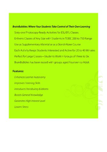 BrainBubbles: Photocopiable ESL/EFL Activities for Enhanced Autonomy