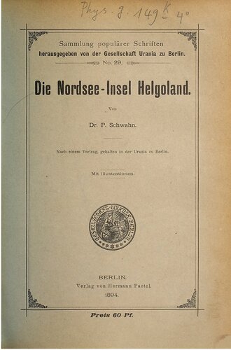 Die Nordsee-Insel Helgoland