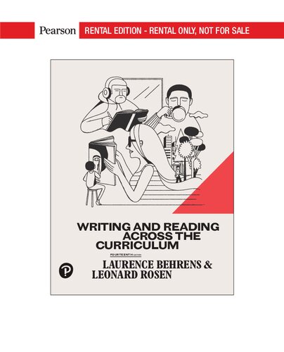 Writing and Reading Across the Curriculum [RENTAL EDITION]