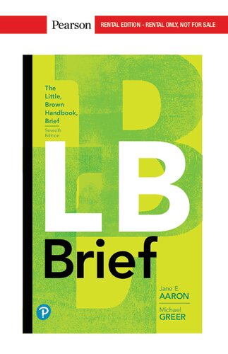 The Little, Brown Handbook, Brief Edition [RENTAL EDITION]