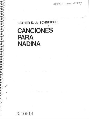 Canciones para Nadina