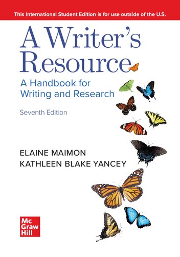 ISE A Writer's Resource (comb-version) Student Edition