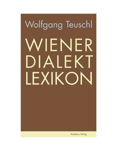 Wiener Dialekt Lexikon