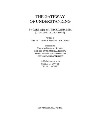 The Gateway of Understanding