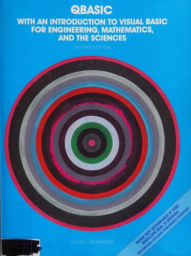 QBASIC with an Introduction to Visual Basic for Engineering, Mathematics, and the Sciences