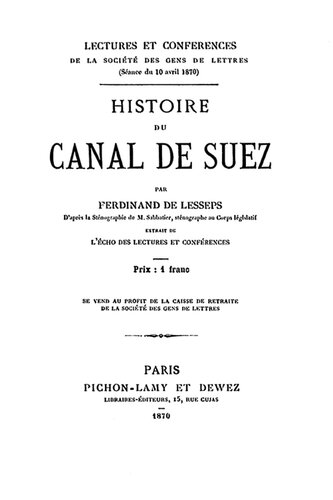 Histoire du canal de Suez