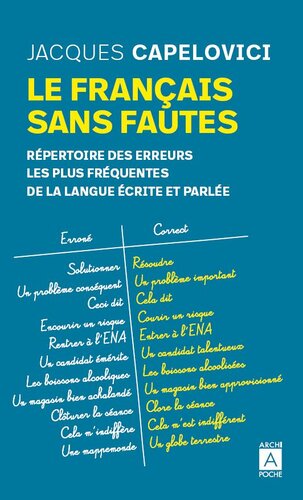 Le français sans fautes