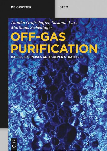 Off-Gas Purification: Basics, Exercises and Solver Strategies