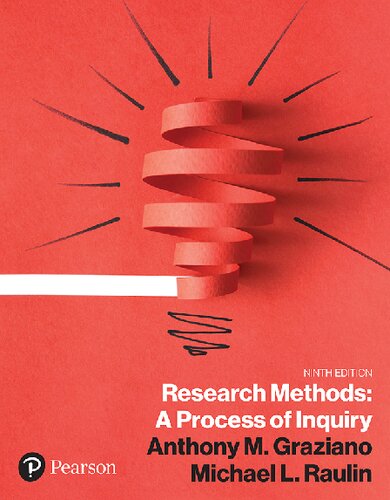 Research Methods A Process of Inquiry NINTH EDITION