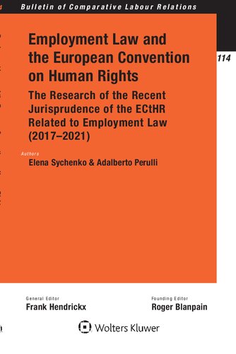 Employment Law and the European Convention on Human Rights