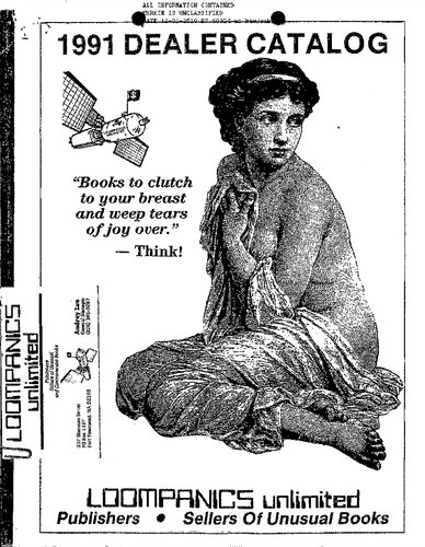 Loompanics Unlimited 1991 Dealer Catalog