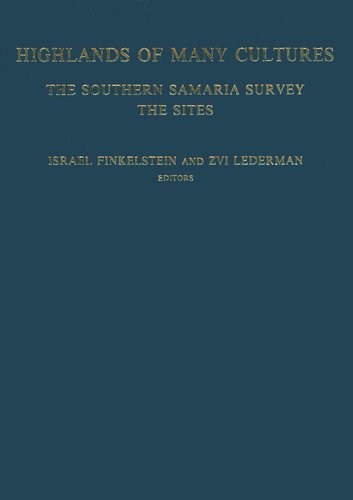 Higland of Many Cultures: Southern Saaria Survey - The Sities