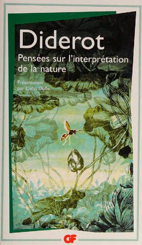 Pensées sur l'interprétation de la nature