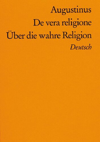 Über die wahre Religion - De vera religione