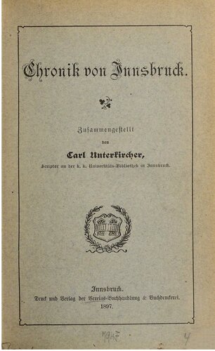 Chronik von Innsbruck