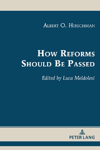 How Reforms Should Be Passed