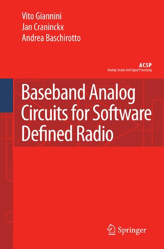 Baseband Analog Circuits for Software Defined Radio (Analog Circuits and Signal Processing)