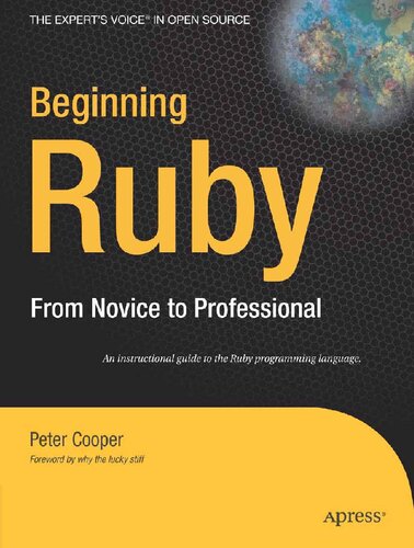 Beginning Ruby: From Novice to Professional