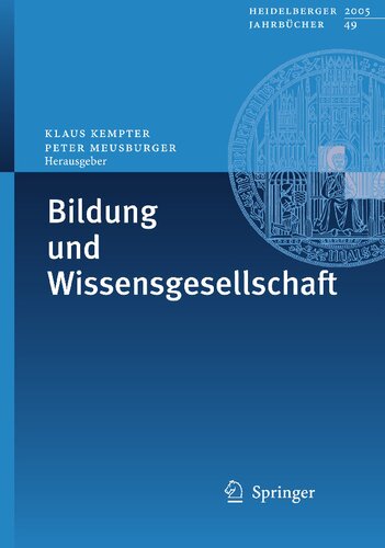 Bildung und Wissensgesellschaft