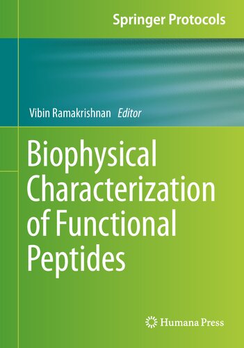 Biophysical Characterization of Functional Peptides
