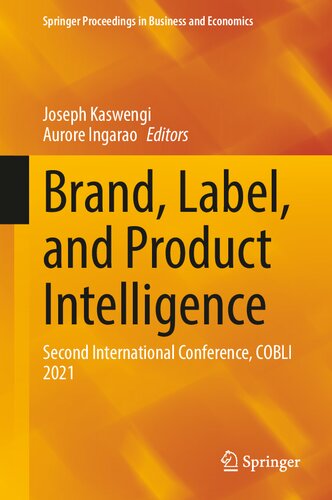 Brand, Label, and Product Intelligence: Second International Conference, COBLI 2021