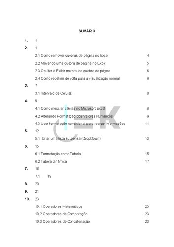 Módulo Excel: Do básico ao avançado (Pacote OFFICE Livro 1) (Portuguese Edition)