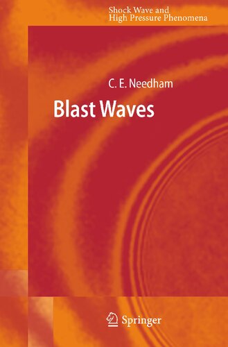 Blast Waves (Shock Wave and High Pressure Phenomena)