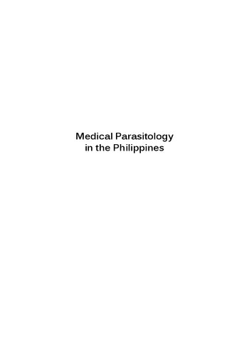 Medical Parasitology in the Philippines