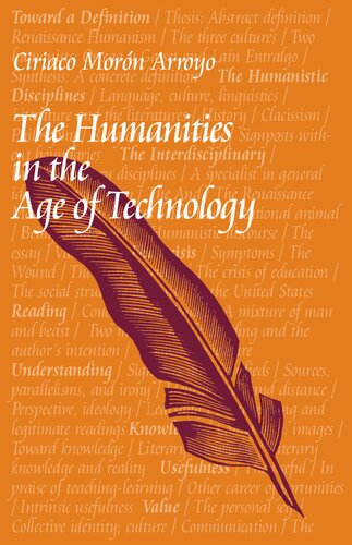 The Humanities in the Age of Technology