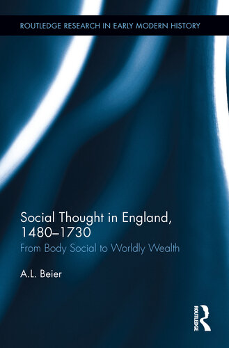 Social Thought in England, 1480-1730
