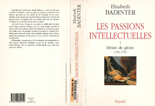 Les Passions intellectuelles: Volonté de pouvoir (1762-1778)