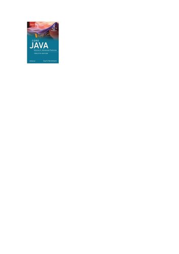 Core Java, Vol. II-Advanced Features