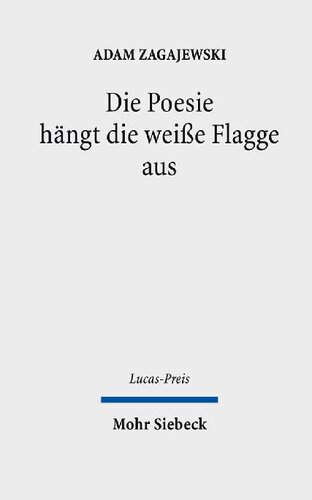 Die Poesie hängt die weiße Flagge aus