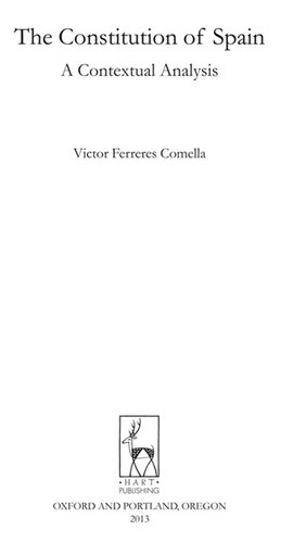 The Constitution of Spain: A Contextual Analysis