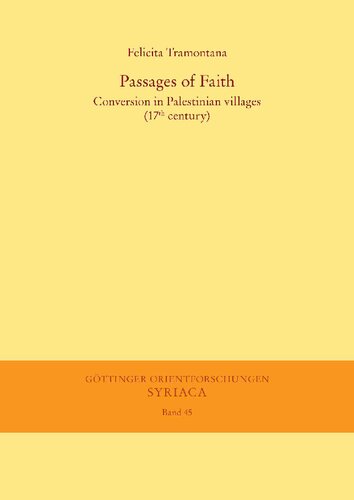Passages of Faith: Conversion in Palestinian Villages (17th Century)
