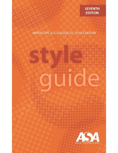 American Sociological Association style guide