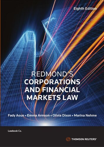 Redmond's Corporations and Financial Markets Law